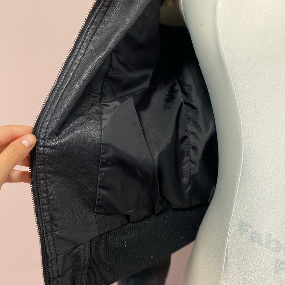 CI SONO faux leather moto bomber jacket - Picture 9 of 9